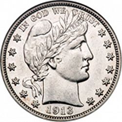 50 cents 1913 Large Obverse coin