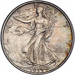 50 cents 1933 Large Obverse coin