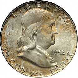 50 cents 1952 Large Obverse coin