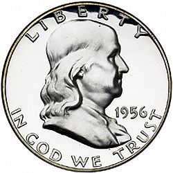 50 cents 1956 Large Obverse coin