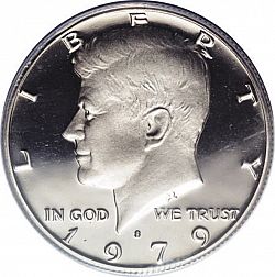 50 cents 1979 Large Obverse coin