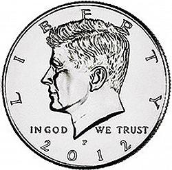 50 cents 2012 Large Obverse coin