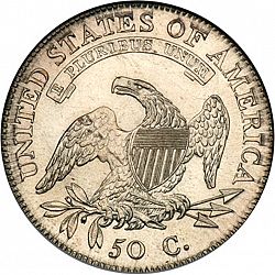 50 cents 1809 Large Reverse coin