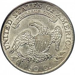 50 cents 1810 Large Reverse coin