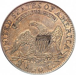 50 cents 1818 Large Reverse coin