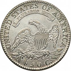 50 cents 1819 Large Reverse coin