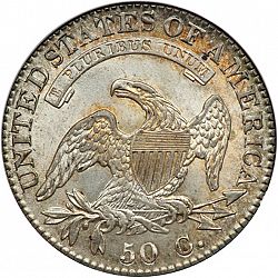 50 cents 1821 Large Reverse coin