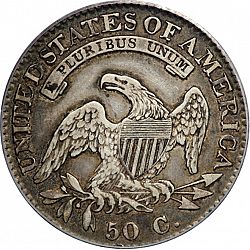 50 cents 1823 Large Reverse coin