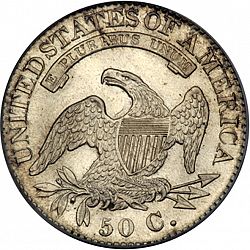 50 cents 1824 Large Reverse coin
