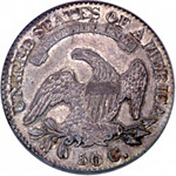 50 cents 1825 Large Reverse coin