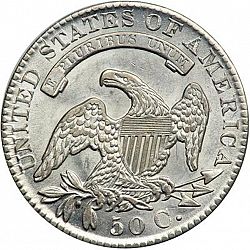 50 cents 1830 Large Reverse coin