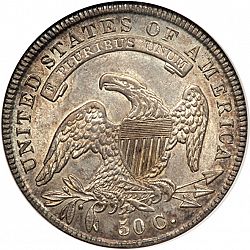 50 cents 1836 Large Reverse coin