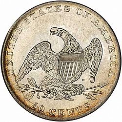 50 cents 1837 Large Reverse coin