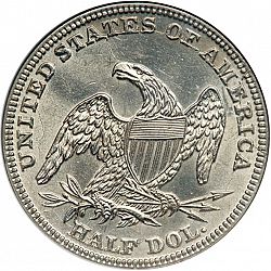 50 cents 1839 Large Reverse coin