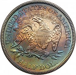 50 cents 1874 Large Reverse coin