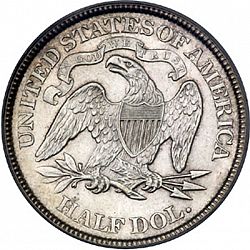 50 cents 1875 Large Reverse coin