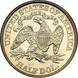 50 cents 1878 Large Reverse coin