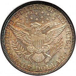 50 cents 1907 Large Reverse coin