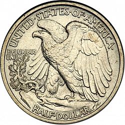 50 cents 1917 Large Reverse coin