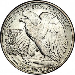 50 cents 1942 Large Reverse coin