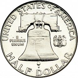 50 cents 1951 Large Reverse coin