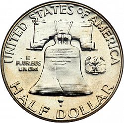 50 cents 1954 Large Reverse coin