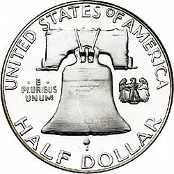 50 cents 1956 Large Reverse coin