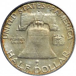 50 cents 1957 Large Reverse coin