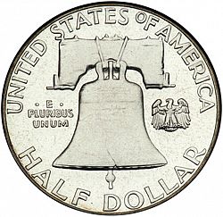 50 cents 1962 Large Reverse coin