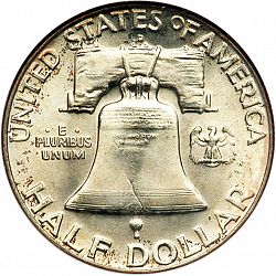 50 cents 1962 Large Reverse coin