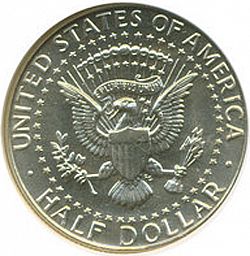 50 cents 1989 Large Reverse coin