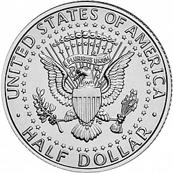 50 cents 2001 Large Reverse coin