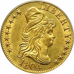 5 dollar 1804 Large Obverse coin