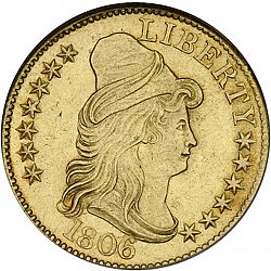5 dollar 1806 Large Obverse coin