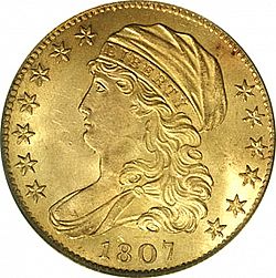 5 dollar 1807 Large Obverse coin