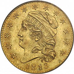 5 dollar 1813 Large Obverse coin