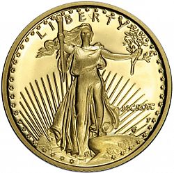 Bullion 1990 Large Obverse coin