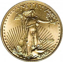 Bullion 1999 Large Obverse coin