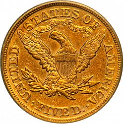 5 dollar 1868 Large Reverse coin