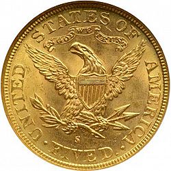 5 dollar 1886 Large Reverse coin