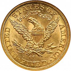 5 dollar 1893 Large Reverse coin