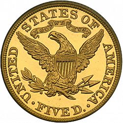 5 dollar 1894 Large Reverse coin