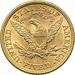 5 dollar 1898 Large Reverse coin