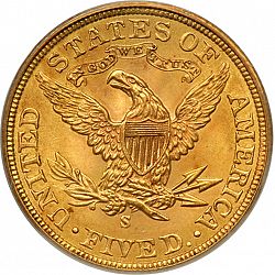 5 dollar 1901 Large Reverse coin