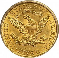 5 dollar 1907 Large Reverse coin