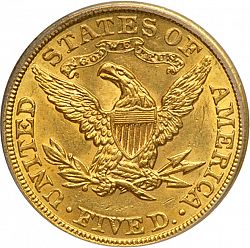 5 dollar 1907 Large Reverse coin