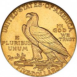 5 dollar 1909 Large Reverse coin