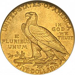5 dollar 1909 Large Reverse coin