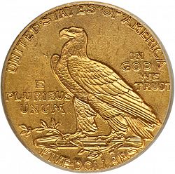 5 dollar 1910 Large Reverse coin