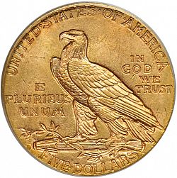 5 dollar 1916 Large Reverse coin